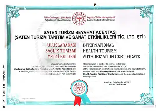 Health Türkiye official authorization visual